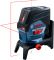 Нівелір лазерний Bosch GCL2-50C+RM2 до 20м, ±0.3мм/м, 4AAx1.5В, IP54, чохол, 0.6кг