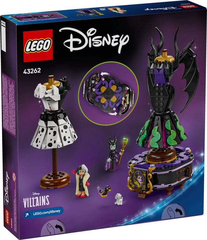Конструктор LEGO Disney Classic Сукні Малефісенти та Лютелли де Віль