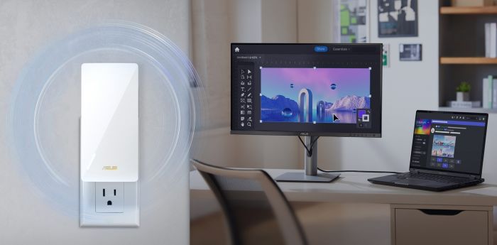 Розширювач покриття WiFi ASUS RP-BE58 AX3000 1xGE LAN, MESH