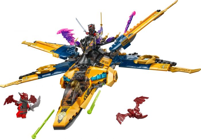 Конструктор LEGO Ninjago Суперштормовий реактивний літак Рас та Арін