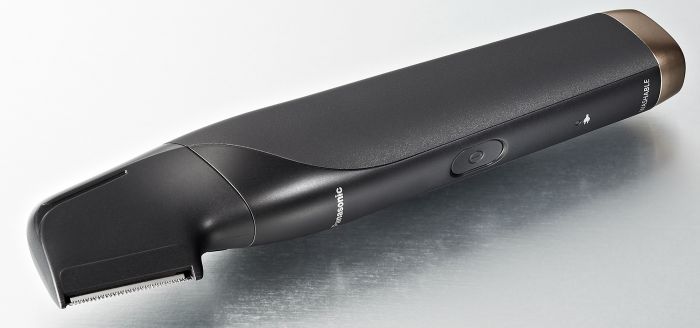 Тример Panasonic, для бороди, вусів, голови та тіла, мережа+акум., насадок-2, чохол, швидка зарядка, чорно-золотий
