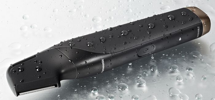 Тример Panasonic, для бороди, вусів, голови та тіла, мережа+акум., насадок-2, чохол, швидка зарядка, чорно-золотий