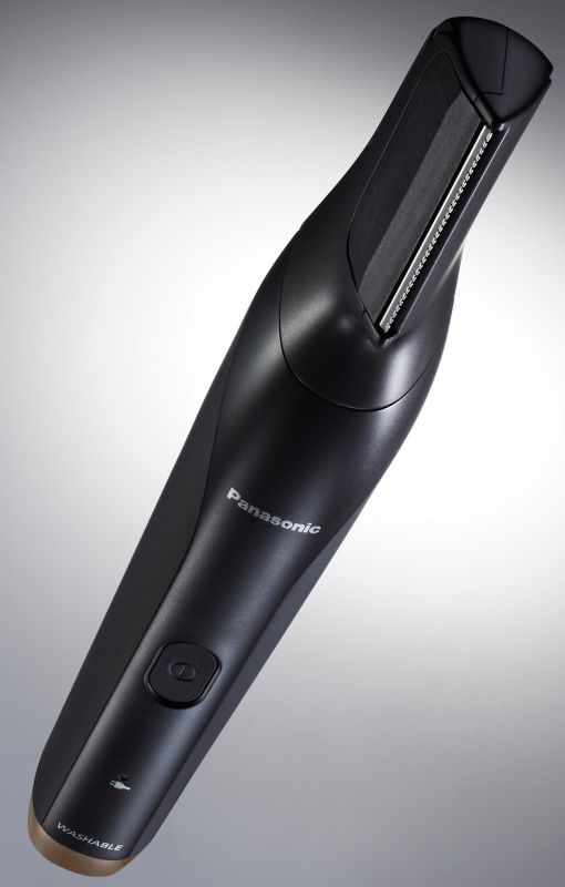 Тример Panasonic, для бороди, вусів, голови та тіла, мережа+акум., насадок-2, чохол, швидка зарядка, чорно-золотий
