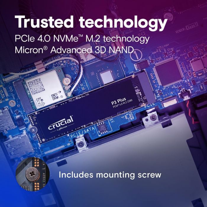 Накопичувач SSD Crucial M.2 4TB PCIe 4.0 P3 Plus