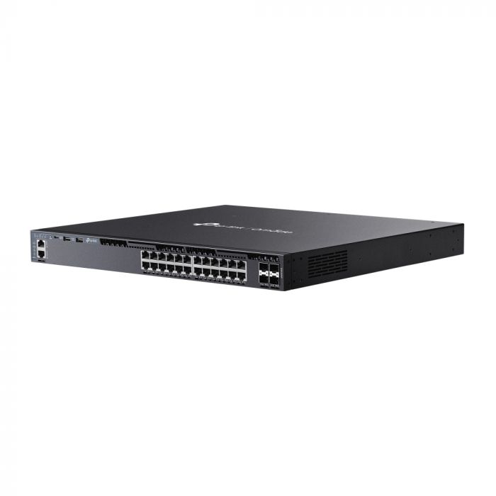 Комутатор TP-LINK SG6428XHP 24xGE (24xPoE), 4xSFP+, 720Вт, Керований L3