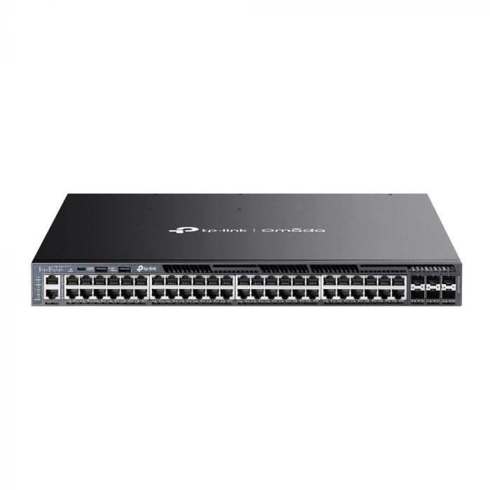 Комутатор TP-LINK SG6654XHP 48xGE (48xPoE), 6xSFP+, 1440Вт, Керований L3