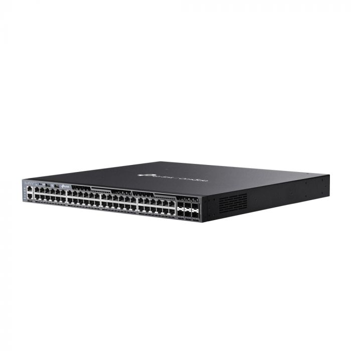 Комутатор TP-LINK SG6654XHP 48xGE (48xPoE), 6xSFP+, 1440Вт, Керований L3