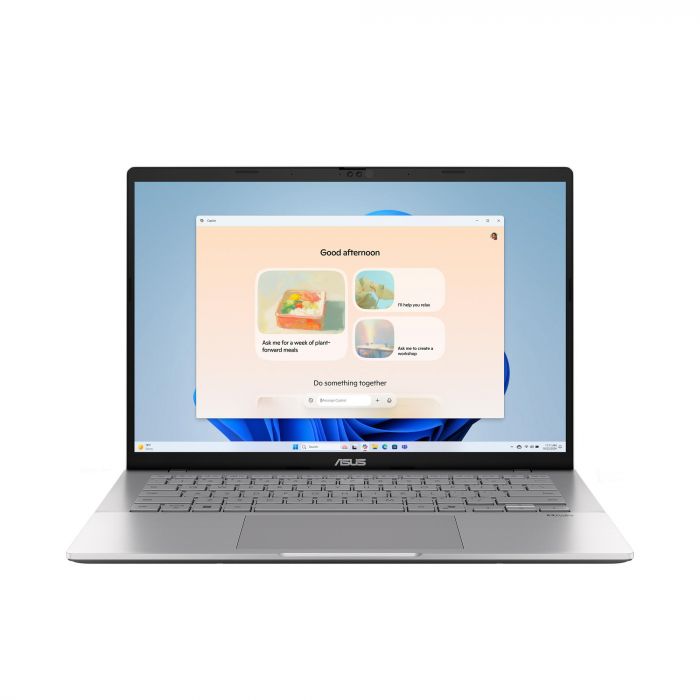 Ноутбук ASUS Vivobook S14 S3407CA-LY009 14" WUXGA IPS, Intel Ultra 7 255H, 16GB, F1TB, UMA, NoOS, Сірий