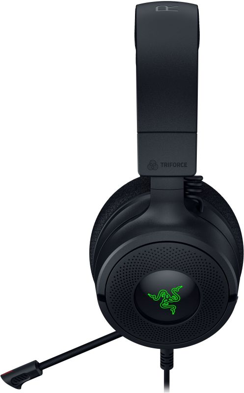 Гарнітура ігрова Razer Kraken V4 X, 7.1, USB-A, 1.8м, RGB, чорний