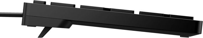 Клавіатура мембранна НР 320K, 109key, USB-A, EN/UK, чорний