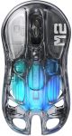 Миша GravaStar Mercury M2, BT/WL/USB-A, RGB, чорно-прозорий