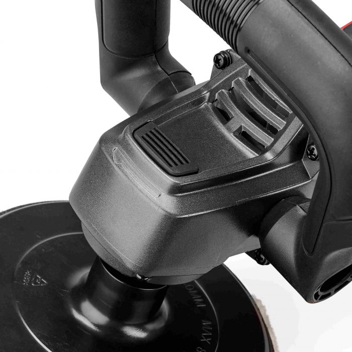 Полірувальна машина Einhell CC-PO 1100/150 CE, 1100 Вт, 150 мм, 500-3500 об/хв, підтримка обертів, 2.11 кг