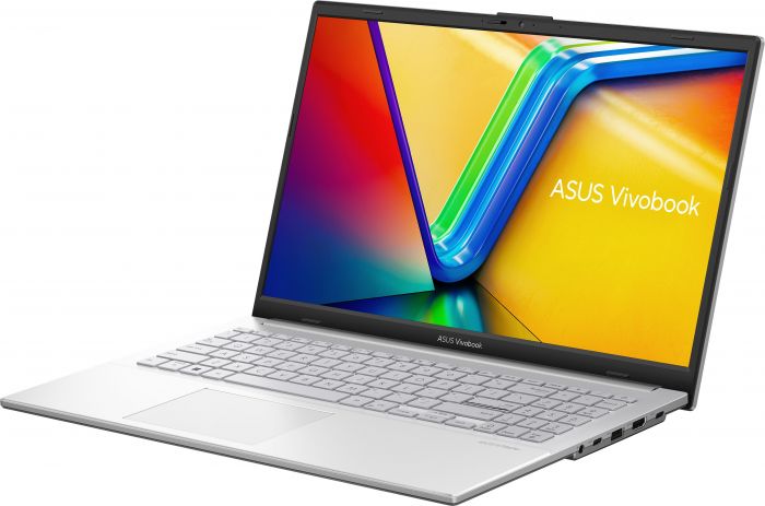 Ноутбук ASUS Vivobook Go 15 E1504FA-BQ1105 15.6" FHD IPS, AMD R3-7320U, 16GB, F512GB, UMA, NoOS, Сріблястий
