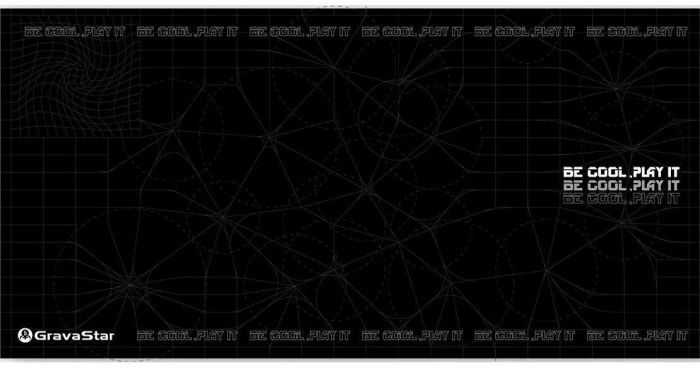 Ігрова поверхня GravaStar Gaming Pad, XL (800x400x3мм), чорний