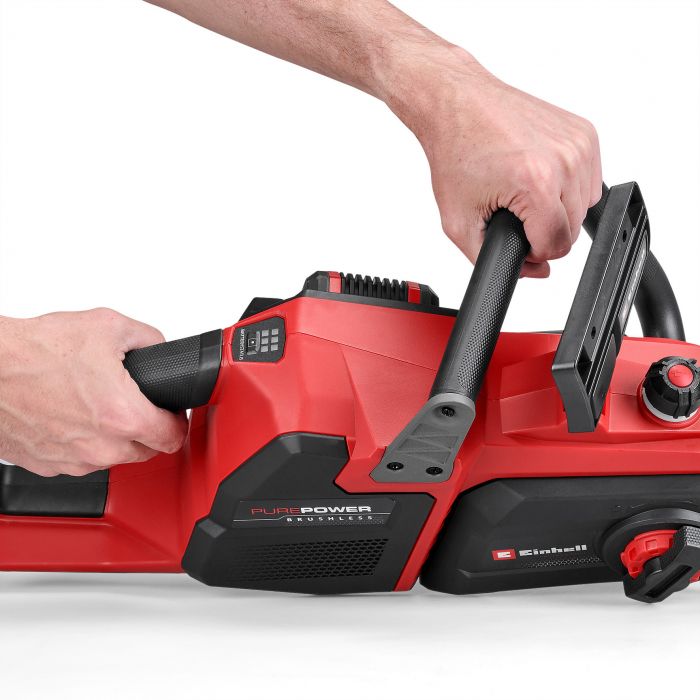 Пила ланцюгова акумуляторна Einhell GP-LC 36/40 Li BL - Solo, PXC, 36В, шина 40 см, безщіткова, 19 м/с, 4.8 кг (без АКБ та ЗП)