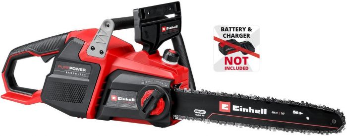 Пила ланцюгова акумуляторна Einhell GP-LC 36/40 Li BL - Solo, PXC, 36В, шина 40 см, безщіткова, 19 м/с, 4.8 кг (без АКБ та ЗП)