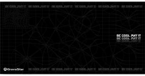 Ігрова поверхня GravaStar Gaming Pad, XL (800x400x3мм), чорний