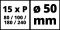 Набір шліфпаперу Einhell до TC-PA 50, 50 мм, по дереву, 60 шт