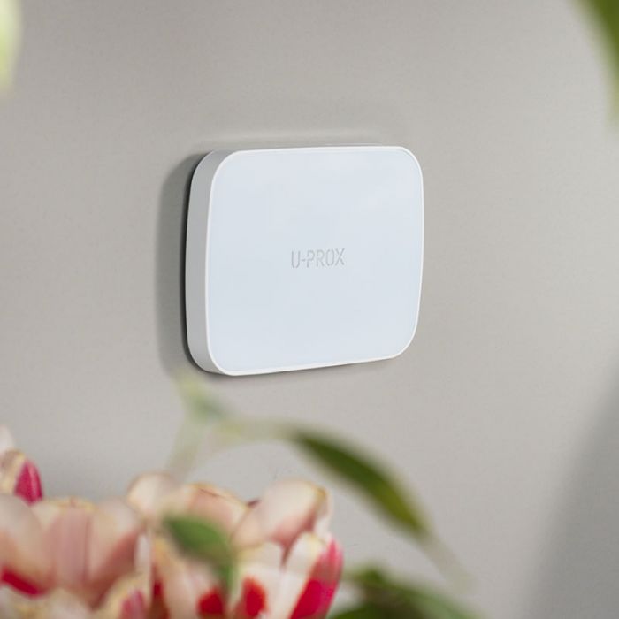 Комплект охоронної сигналізації U-Prox MPX L KF kit White, U-Prox MPX L, U-Prox PIR, U-Prox WDC, U-Prox Keyfob B4, бездротовий, білий