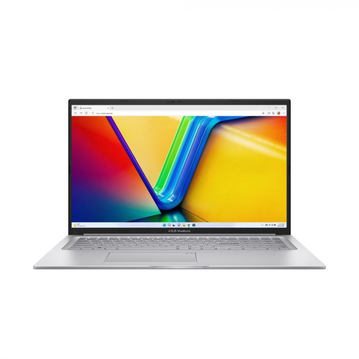 Ноутбук ASUS Vivobook 17 X1704VA-AU756 17.3" FHD IPS, Intel i3-1315U, 16GB, F512GB, UMA, NoOS, Сріблястий