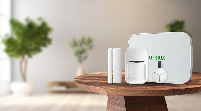 Комплект охоронної сигналізації U-Prox MPX G KF kit White, U-Prox MPX G, U-Prox PIR, U-Prox WDC, U-Prox Keyfob, бездротовий, білий