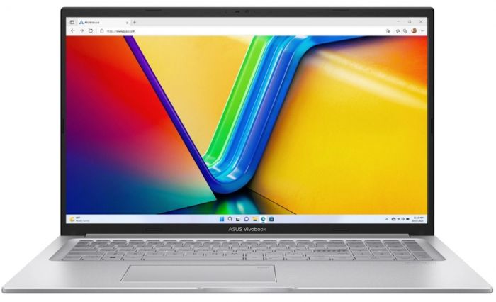 Ноутбук ASUS Vivobook 17 X1704VA-AU551 17.3" FHD IPS, Intel i5-1334U, 16GB, F512GB, UMA, NoOS, Сріблястий