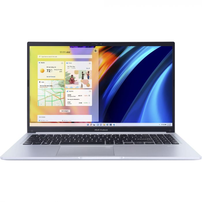 Ноутбук ASUS Vivobook 15 M1502YA-BQ619 15.6" FHD IPS, AMD R5-7430U, 16GB, F512GB, UMA, NoOS, Сріблястий