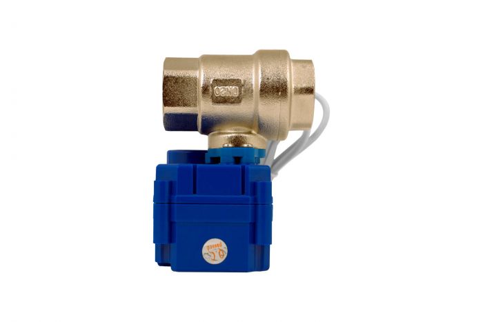 Комплект запобігання затопленню U-Prox Valve DN20, 3/4", автономне живлення від батарей CR123A, автоматичний прогон раз на тиждень