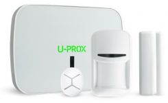 Комплект охоронної сигналізації U-Prox MPX L KF kit White, U-Prox MPX L, U-Prox PIR, U-Prox WDC, U-Prox Keyfob B4, бездротовий, білий