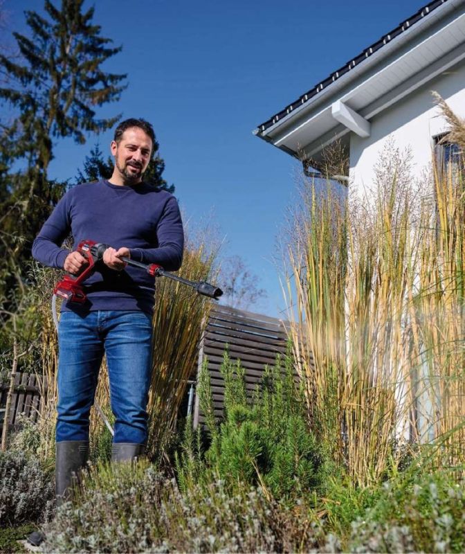 Мийка акумуляторна Einhell HYPRESSO 18/24-1 Li - Solo, PXC, 18В, до 24 бар, 240 л/хв, самовсмоктування, 2.1 кг (без АКБ і ЗП)