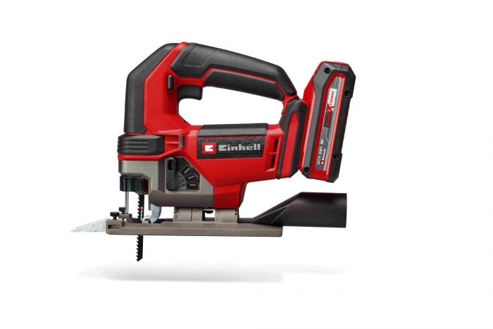 Лобзик акумуляторний Einhell TE-JS 18/100 Li - Solo, PXC, 18В, 3000 об/хв, ход 26 мм, 1.87 кг (без АКБ і ЗП)