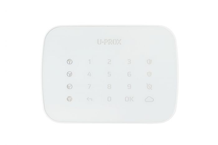 Бездротова сенсорна клавіатура U-Prox Keypad G4 White, 4 групи, бездротовий, білий