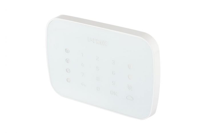 Бездротова сенсорна клавіатура U-Prox Keypad G4 White, 4 групи, бездротовий, білий