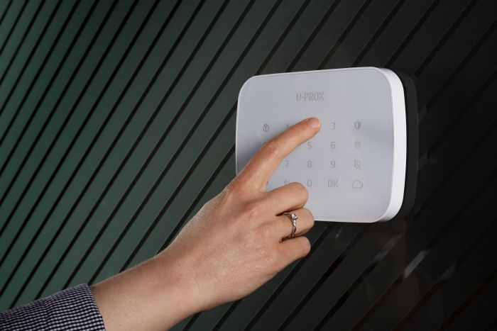 Бездротова сенсорна клавіатура U-Prox Keypad G4 White, 4 групи, бездротовий, білий