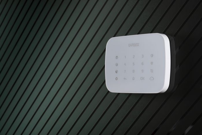 Бездротова сенсорна клавіатура U-Prox Keypad G4 White, 4 групи, бездротовий, білий