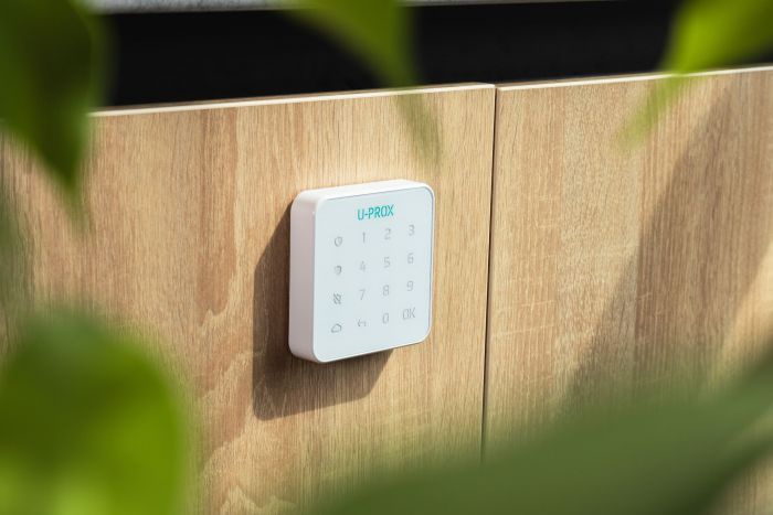 Бездротова сенсорна клавіатура U-Prox Keypad G1 White, 1 група, бездротовий, білий