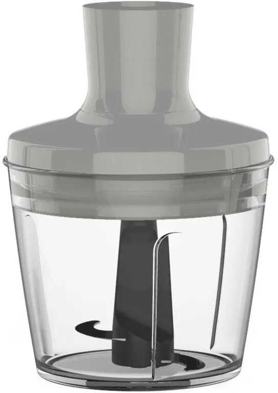 Блендер Tefal заглибний Quickchef+ 1000Вт, 3в1, чаша-800мл, чопер-500мл, турборежим, сріблясто-сірий