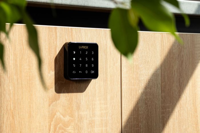 Бездротова сенсорна клавіатура U-Prox Keypad G1 Black, 1 група, бездротовий, чорний