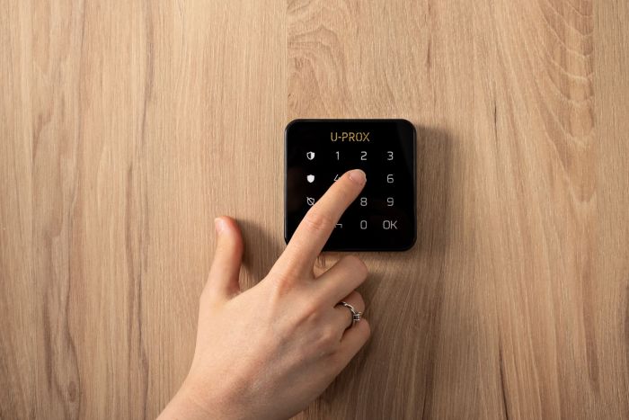 Бездротова сенсорна клавіатура U-Prox Keypad G1 Black, 1 група, бездротовий, чорний