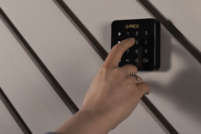 Бездротова сенсорна клавіатура U-Prox Keypad G1 Black, 1 група, бездротовий, чорний