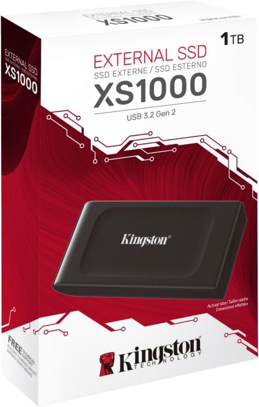 Портативний SSD Kingston 1TB USB 3.2 Gen 2 Type-C XS1000