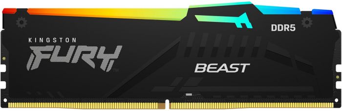 Пам'ять ПК Kingston DDR5 64GB KIT (32GBx2) 6000 FURY Beast RGB