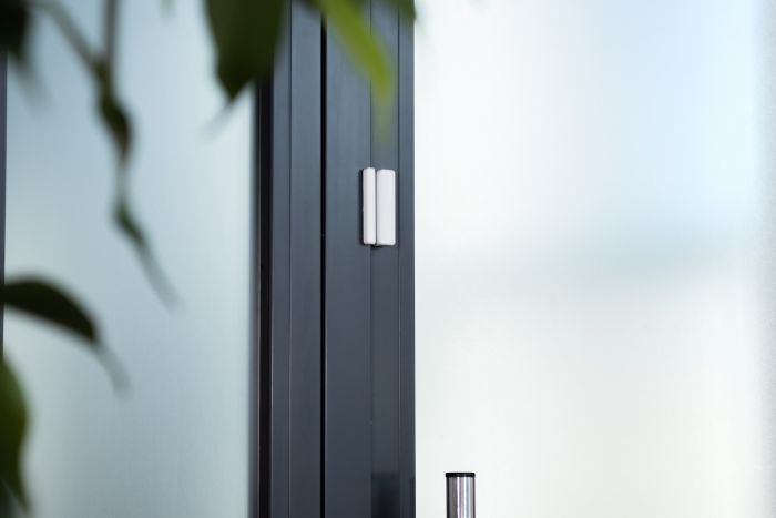 Датчик відкриття дверей вікна з сенсором удару і нахилу U-Prox WDC Plus White, бездротовий, білий