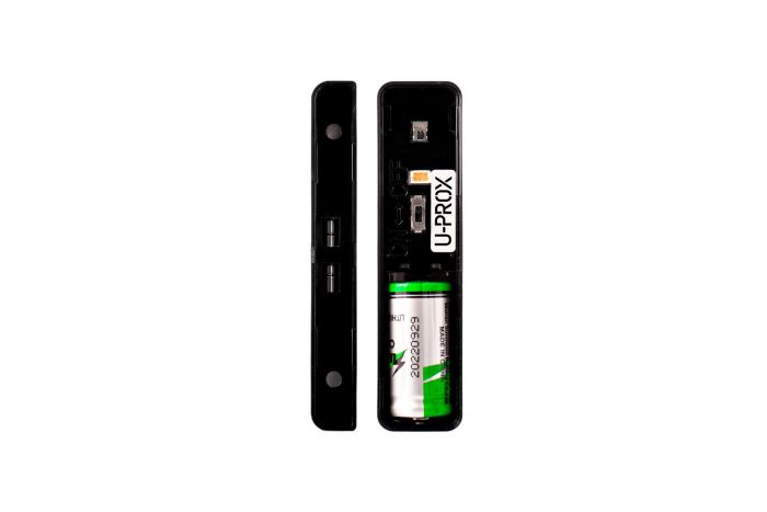 Датчик відкриття дверей вікна з сенсором удару і нахилу U-Prox WDC Plus Black, бездротовий, чорний
