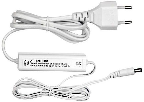 Блок живлення для охоронного приладу U-Prox PSU 0,7 White, 220V AC/12V DC, 700mA, jack 5,5x2,1mm, захист від КЗ, білий