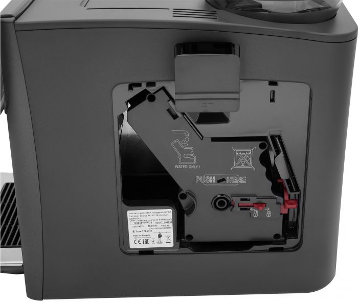 Кавомашина Siemens, 1.7л, зерно+мелена, автомат.капуч, LED-дисплей, авторецептів -8, чорний