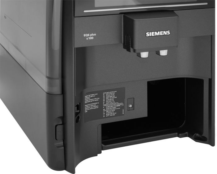 Кавомашина Siemens, 1.7л, зерно+мелена, автомат.капуч, LED-дисплей, авторецептів -8, чорний