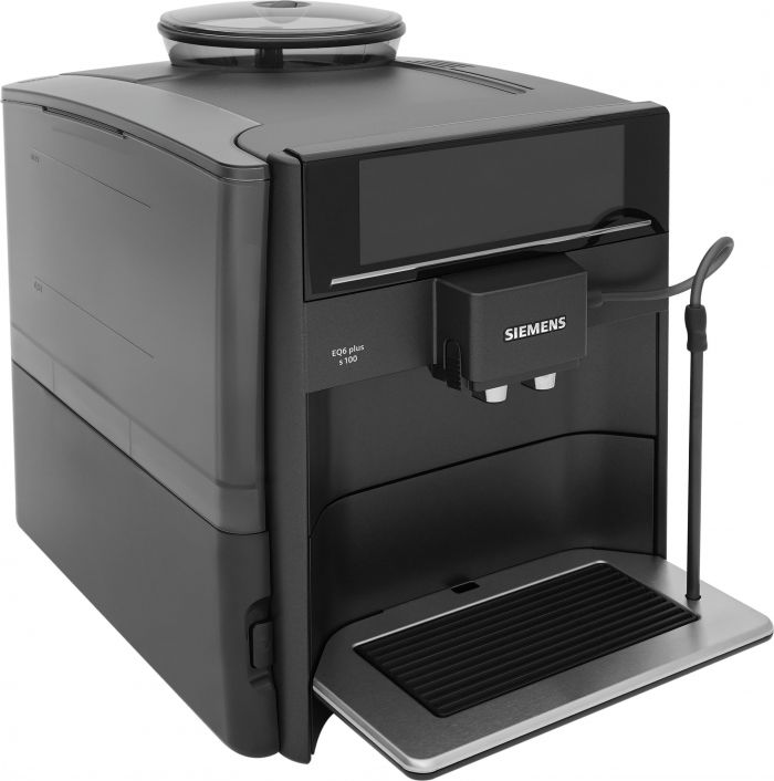 Кавомашина Siemens, 1.7л, зерно+мелена, автомат.капуч, LED-дисплей, авторецептів -8, чорний