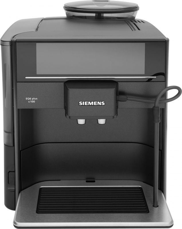 Кавомашина Siemens, 1.7л, зерно+мелена, автомат.капуч, LED-дисплей, авторецептів -8, чорний