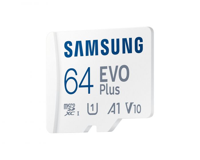 Карта пам'яті Samsung microSDXC   64GB C10 UHS-I R130MB/s Evo Plus + SD